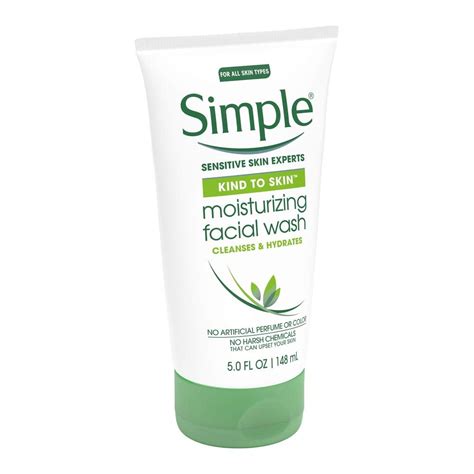 Simple Moisturizing Facial Wash 5 Ounce Pack Of 2