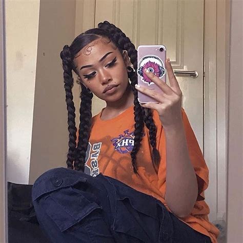 Here are some basic styles i do that i thought y'all would like ☺ yes i know everyone. #braids x #baddie in 2020 | Long hair styles, Hair styles ...