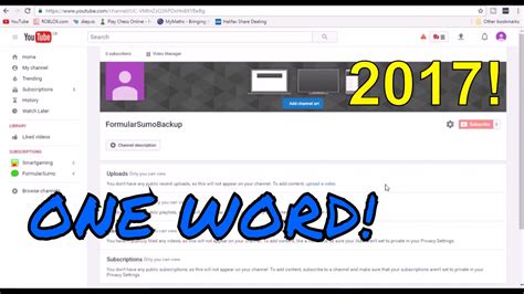 Each one cost uncle sam about $650. HOW TO MAKE YOUR YOUTUBE NAME ONE WORD 2018 WORKS - YouTube