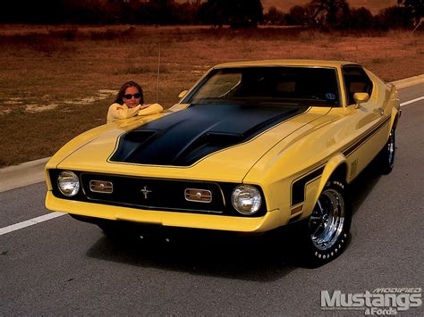 1972 Mustang Mach 1 1972 Ford Mustang Mach 1 Front Quarter View Photo