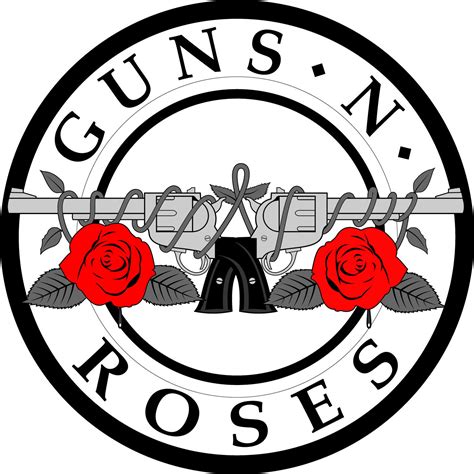 Guns N Roses Logo And Cross Svgpngepspdf For Cricut Etsy
