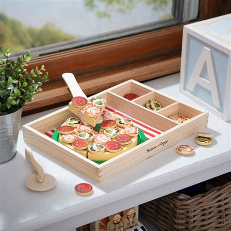 Wooden Pizza Toy Play Pizza Set