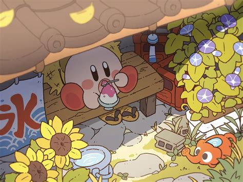 春喰い🍤 Harukuii Twitter Kirby Art Kirby Character Kawaii Wallpaper
