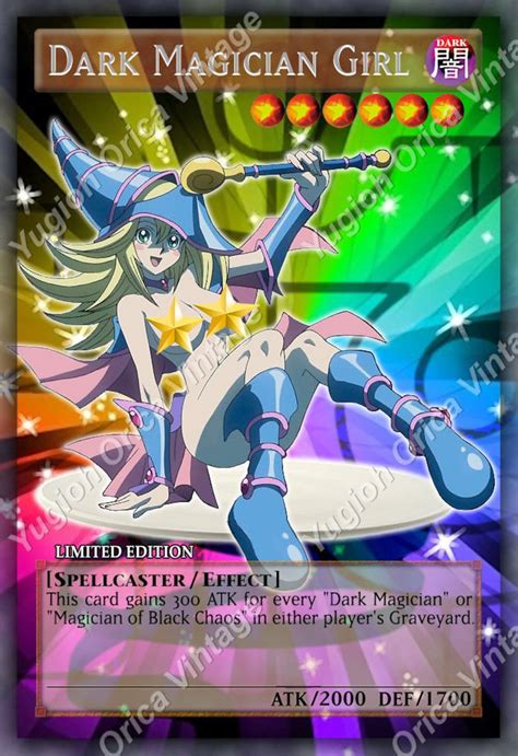 Yugioh Orica Sexy Dark Magician Girl 8 Cards Set 2 Etsy