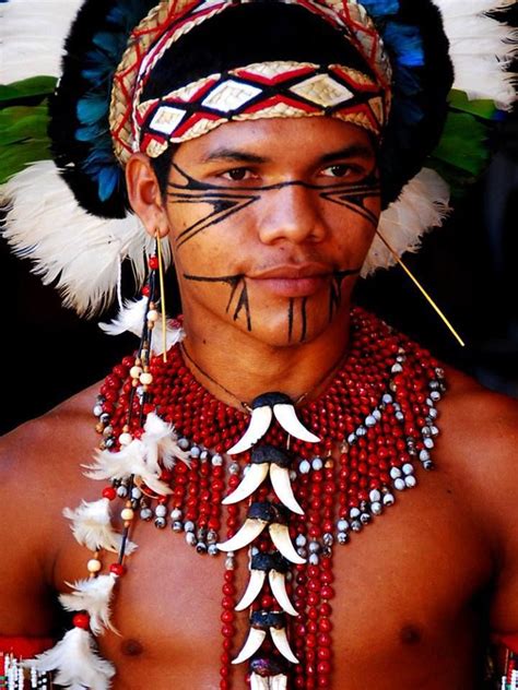 Indio Pataxo Brazil Indios Brasileiros Povos Indígenas Brasileiros