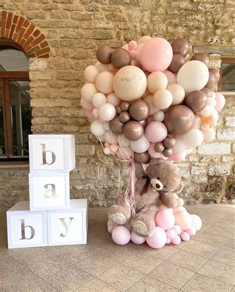 Classy Baby Shower Girl Baby Shower Decorations Balloon Decorations