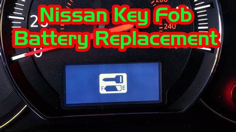 This key is from a 2014 nissan vehicle. Nissan Key Fob Battery Replacement - YouTube