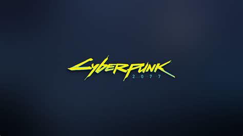 Full 3d recreation of the cyberpunk 2077 game logo reveal. Cyberpunk 2077 Logo Wallpaper - PS4Wallpapers.com