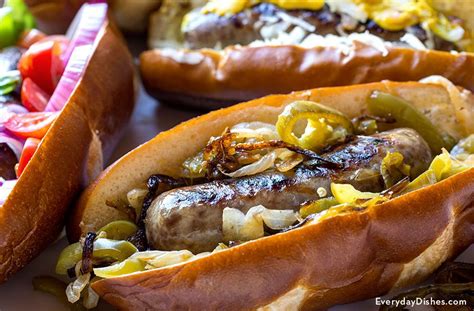 Grilled Beer Brats Recipe Everyday Dishes