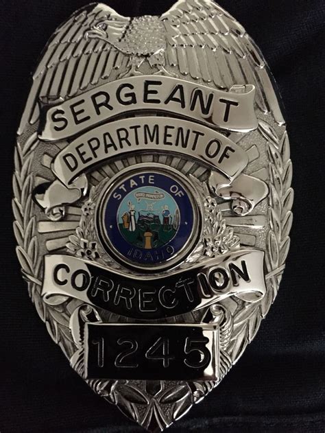 Correctional Sergeant Badge