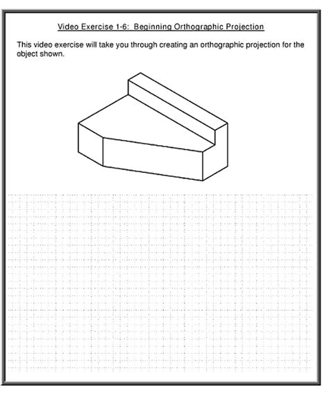 Orthographic Drawing Worksheets