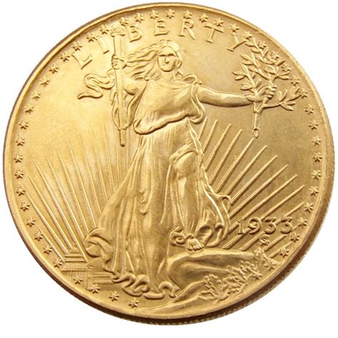 Us 1933 20 Dollar Saint Gaudens Double Eagle Gold Copy Coinwith Copy