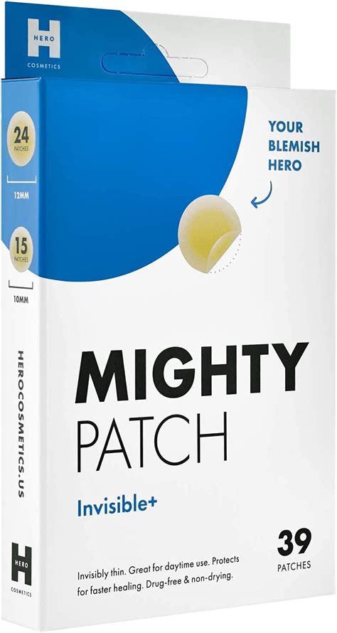Mighty Patch Invisible Hydrocolloid Acne Pimple Patch Ultra Thin Spot
