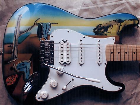 Fender Stratocaster With Salvador Dali Customwork By