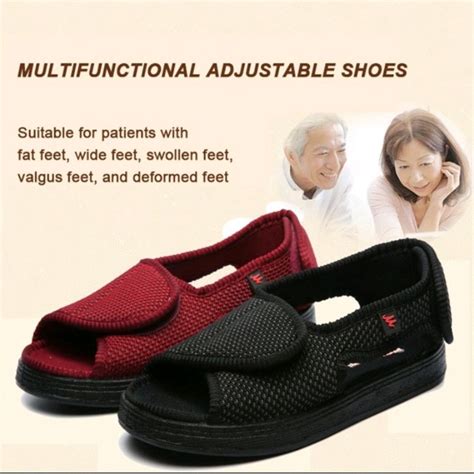 Diabetic Slippers Unisex Swollen Feet Rehabilitation Shoes Diabetic Foot Shoes Size Comfy