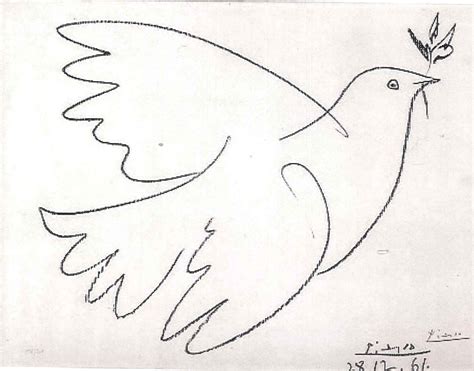 Pablo Picasso Erfindung Der Friedenstaube 1949