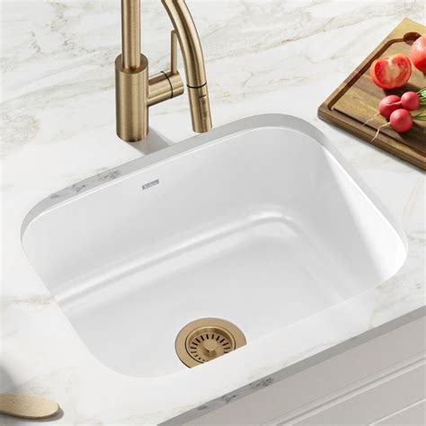 Kitchen sinks └ kitchen └ home, furniture & diy all categories antiques art baby books, comics & magazines business, office & industrial cameras & photography cars, motorcycles & vehicles clothes, shoes. KRAUS Pintura Undermount Enamel Steel 23 in. Single Bowl ...