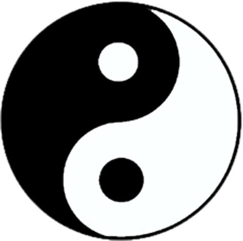Sticker Yin Yang Symbol For Accomplished Harmony Ø 60 Mm