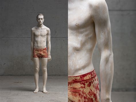Bruno Walpoth Brings Wood To Life In His Contemporary Human Sculptures