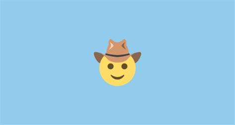 Cowboy Hat Face Emoji On Joypixels