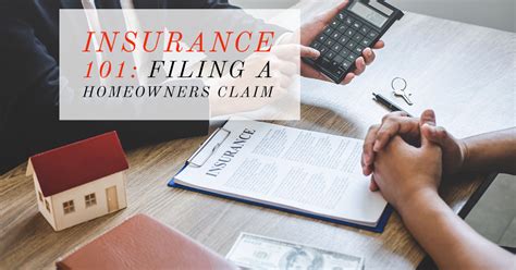 Insurance How To File A Homeowners Claim