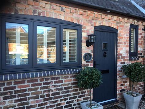 Anthracite Grey Residence9 R7 Flush Casement Double