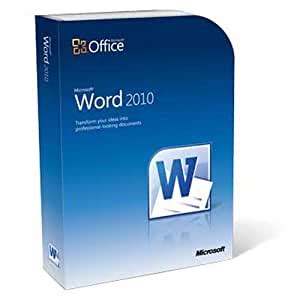 Microsoft word is a powerful companion for all tasks related to creating, editing and checking text on your computer. Amazon.com: Microsoft Word 2010 (2 PC / 1 User) [OLD ...