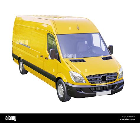 Commercial Van Isolated Stock Photo Alamy