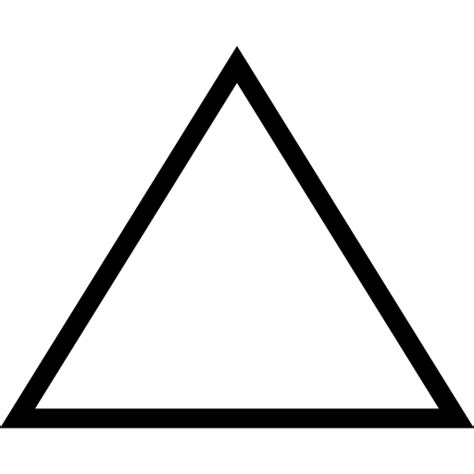 Free Icon Triangle Outline Variant