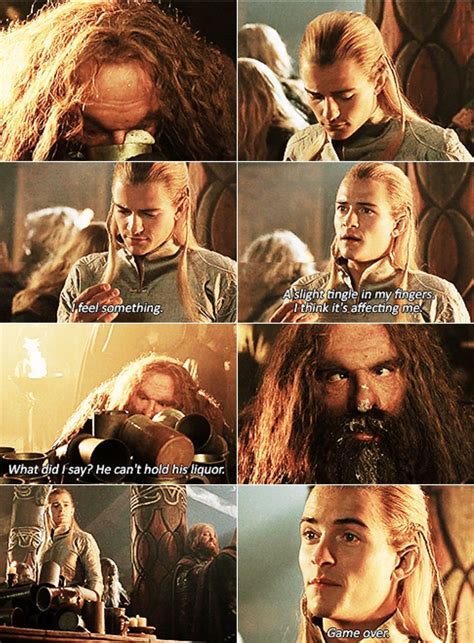 I Love This Scene Any Scene With Legolas And Gimli Is Excellent
