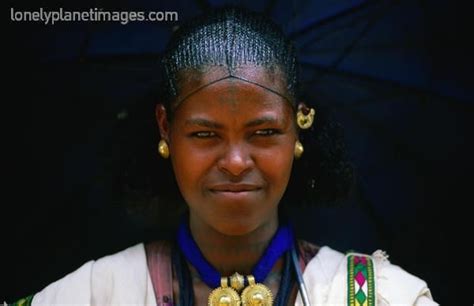 Beautiful Habesha Woman Wearing Traditional Habesha Dress In Her