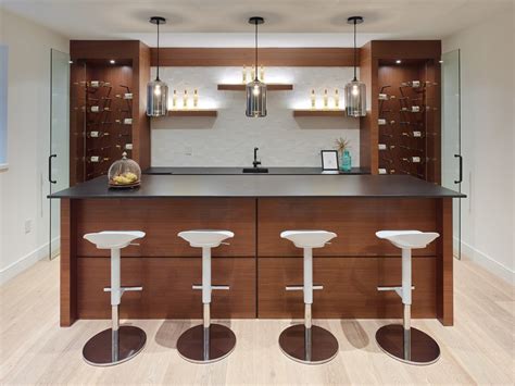 Simple Perfection Contemporary Home Bar Vancouver
