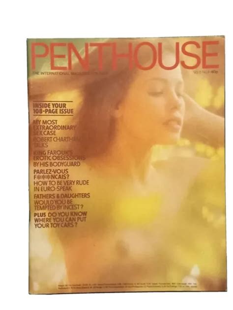 Vintage Penthouse Magazine Vol No Cindy Mcdee Centrefold Glamour Picclick Uk