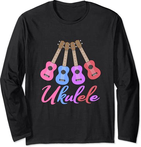 Amazon Com Ukulele Hawaii Tropical Music Gift Shirt Womens Ukulele