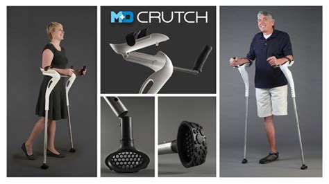 Md Crutches Stylish Elbow Crutches Allow Your Hands To Be Free