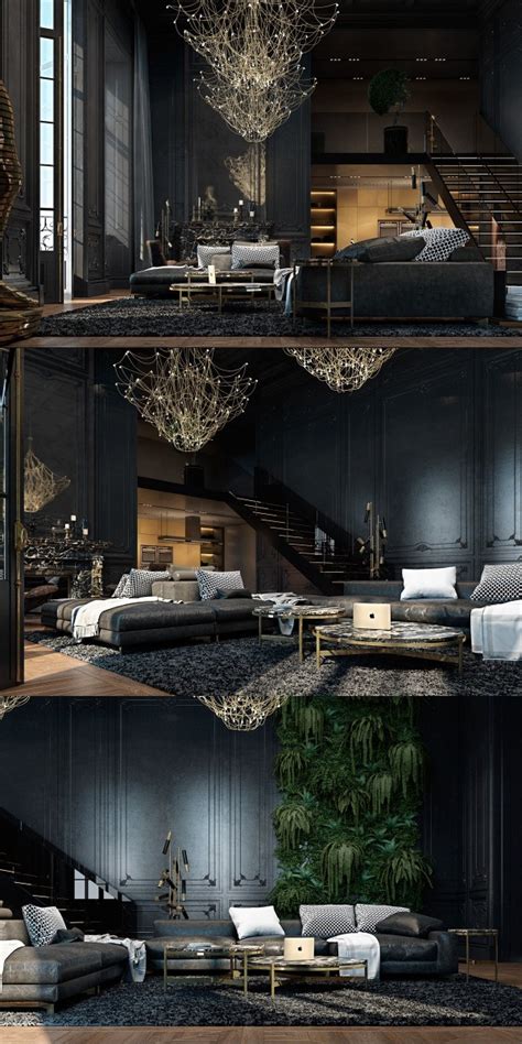25 Black Living Room Design Ideas Decoration Love