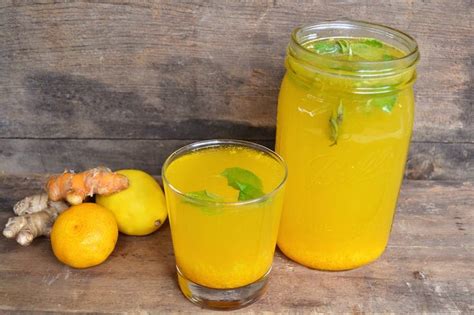 Refreshing Turmeric Tonic Recipe Healthy Juices Healthy Drinks