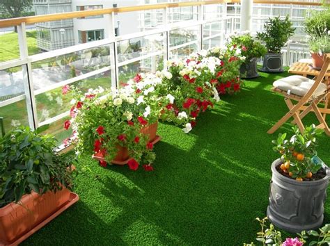 This means that every time a liquid comes into contact with artificial turf, it will automatically empty without any manual effort. Kuber Industries™35 MM Artificial Grass For Balcony,Grass ...