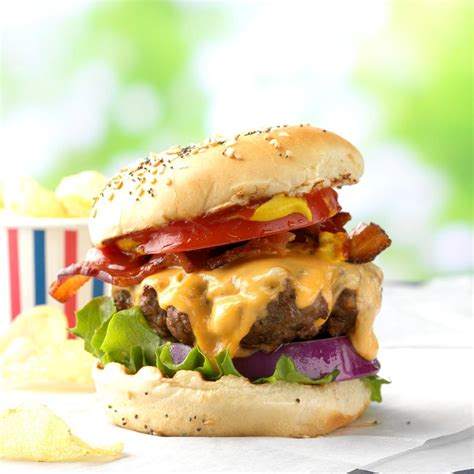 All American Hamburgers Recipe How To Make It Taste Of Home