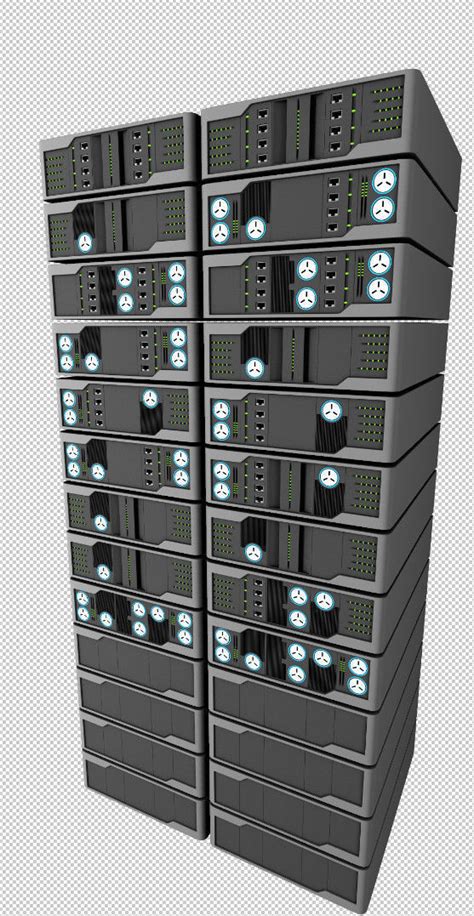 Server Rack 3d Model Vray Materials Included 3d Model Animated Cgtrader