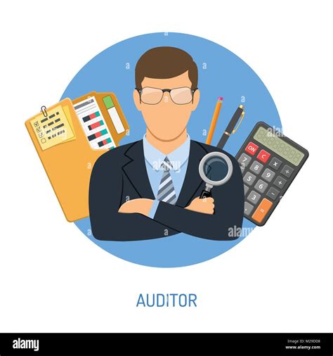 Auditor And Accounting Concept Stock Vector Image And Art Alamy