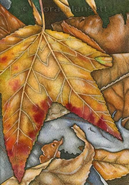 October Watercolor By Nora Blansett