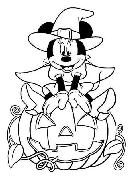 Disney Halloween Printable Coloring Pages