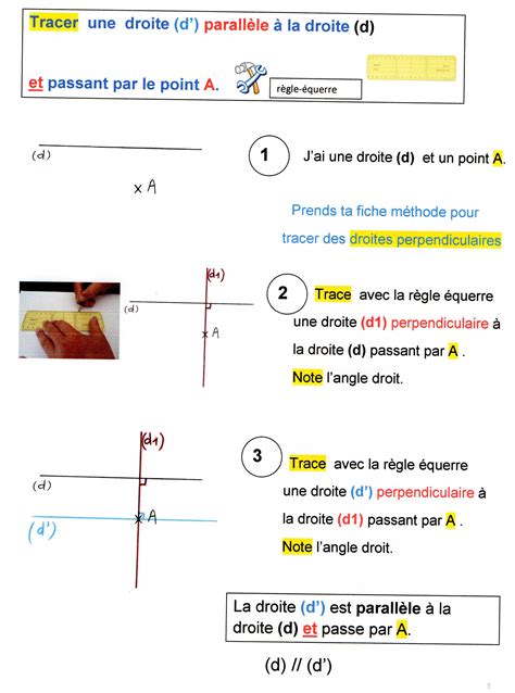 Définition D Un Point En Géométrie - comment dessiner 2 droites paralleles - Les dessins et coloriage