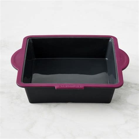 Perfect browning and easy release. Trudeau Silicone Square Cake Pan | Square cake pans, Cake ...