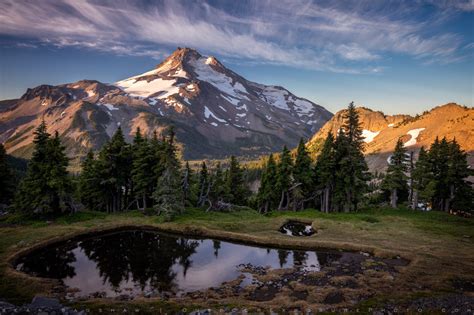 Mount Jefferson 2 Stock Image Mt Jefferson Wilderness Oregon Sean