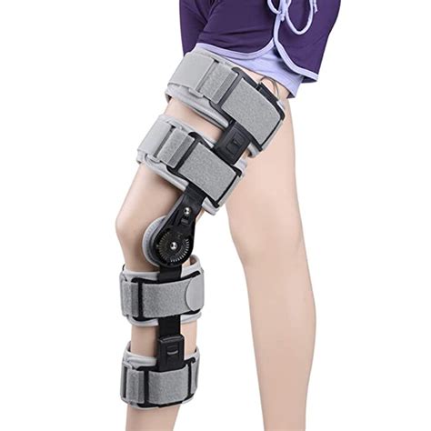 Buy Hinged Knee Brace Knee Immobilizer Brace Leg Braces Orthopedic Patella Support Orthosis