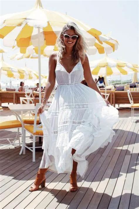 Beautiful White Sundresses For The Beach