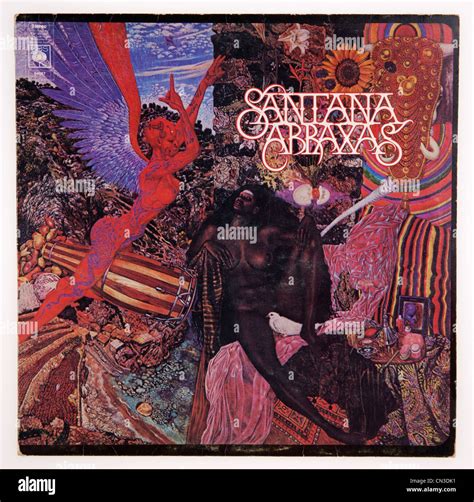Cover Of Vinyl Album Abraxas By Santana Released 1970 On Cbs Records