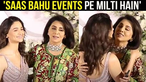 Neetu Kapoor Drops A Video With Mil Ka Dil Alia Bhatt From Sidharth Kiara Advanis Reception